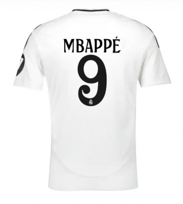 Real Madrid Kylian Mbappe #9 Hjemmebanetrøje 2024-25 Kort ærmer